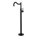 Tapware Modern National Montpellier Freestanding Bath Mixer Style: Standard Colour: Electroplated Matte Black Place & Palette