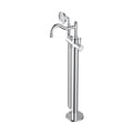 Tapware Modern National Montpellier Freestanding Bath Mixer Style: With Handshower Colour: Electroplated Chrome Place & Palette