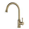 Tapware Modern National Montpellier Kitchen Mixer Shape: Gooseneck Colour: Pvd Brushed Bronze Place & Palette