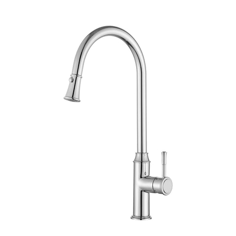 Tapware Modern National Montpellier Pull Out Kitchen Mixer Colour: Electroplated Chrome Place & Palette