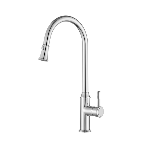 Tapware Modern National Montpellier Pull Out Kitchen Mixer Colour: Electroplated Chrome Place & Palette