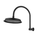 Showers Modern National Montpellier Shower Arm & Head Colour: Electroplated Matte Black Place & Palette