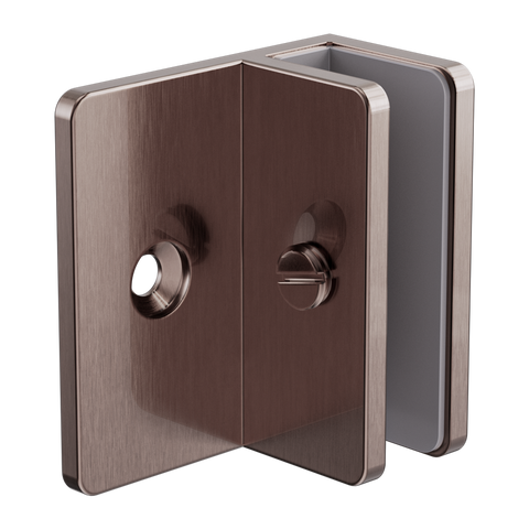 Shower F Bracket 10mm Glass