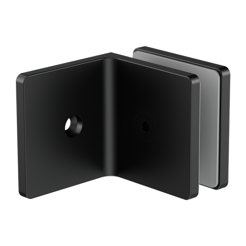 90 Degree Glass To Wall Bracket 10mm Glass