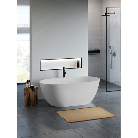 Narva MagnaCast Free Standing Bath-Baths-Turner Hastings-Matte White-place-and-palette