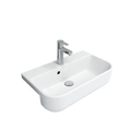 Basins Turner Hastings Narva Semi Recessed Basin Colour: White Gloss Place & Palette