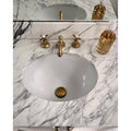 Basins Turner Hastings Narva Under Counter Basin Colour: White Gloss Place & Palette