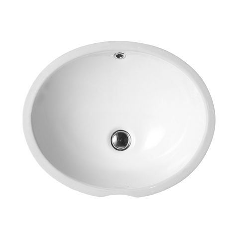 Basins Turner Hastings Narva Under Counter Basin Colour: White Gloss Place & Palette