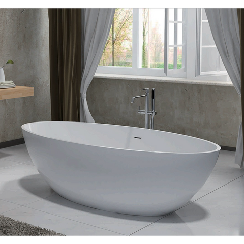 Baths Pietra Bianca Nice Bath Colour: Malibu Solid Place & Palette