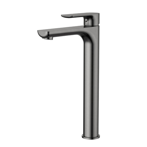 Tapware Modern National Nova Basin Mixer Style: High Rise Colour: Electroplated Gunmetal Place & Palette