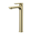 Tapware Modern National Nova Basin Mixer Style: High Rise Colour: Pvd Brushed Bronze Place & Palette