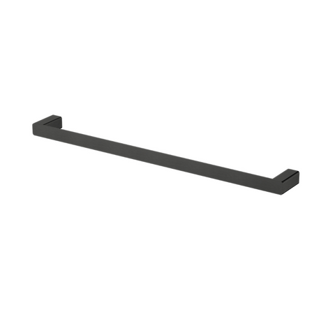 Nova Towel Rail-Accessories-Modern National-Electroplated 
Matt Black-Single-600mm-place-and-palette