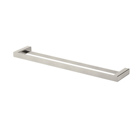 Nova Towel Rail-Accessories-Modern National-Pvd 
Brushed Nickel-Double-600mm-place-and-palette