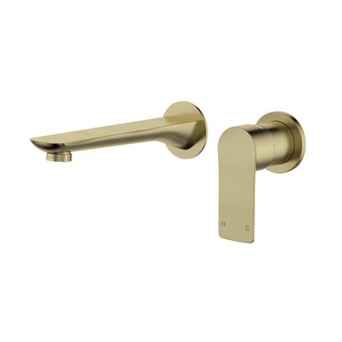 Tapware Modern National Nova Wall Combination Colour: Pvd Brushed Bronze Place & Palette