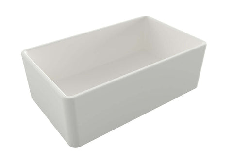 Basins Turner Hastings Novi Fireclay Butler Sink Size: 50x46 Colour: Gloss White Overflow: With Overflow Place & Palette