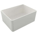 Basins Turner Hastings Novi Fireclay Butler Sink Size: 50x46 Colour: Gloss White Overflow: With Overflow Place & Palette