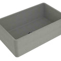 Basins Turner Hastings Novi Fireclay Butler Sink Size: 50x46 Colour: Gloss White Overflow: With Overflow Place & Palette