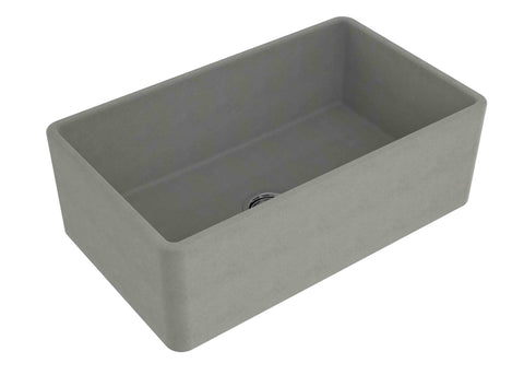 Basins Turner Hastings Novi Fireclay Butler Sink Size: 50x46 Colour: Gloss White Overflow: With Overflow Place & Palette