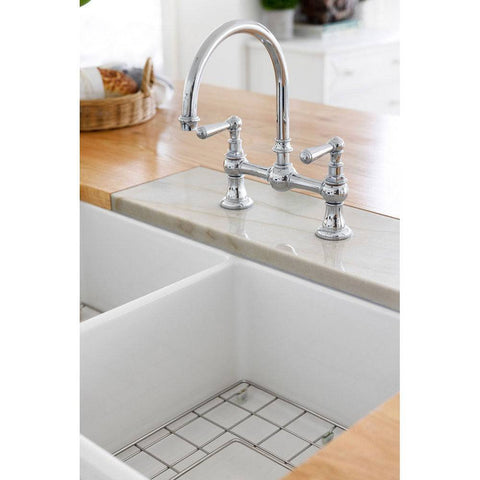 Basins Turner Hastings Novi Fireclay Double Butler Sink Colour: Gloss White Overflow: With Overflow Place & Palette