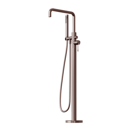 Showers Nero Opal Freestanding Bath Mixer With Hand Shower Colour: Brushed Bronze Place & Palette