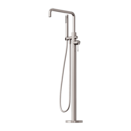 Showers Nero Opal Freestanding Bath Mixer With Hand Shower Colour: Brushed Nickel Place & Palette