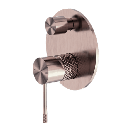 Showers Nero Opal Shower Mixer With Divertor Colour: Brushed Bronze Place & Palette