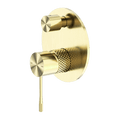 Showers Nero Opal Shower Mixer With Divertor Colour: Brushed Gold Place & Palette