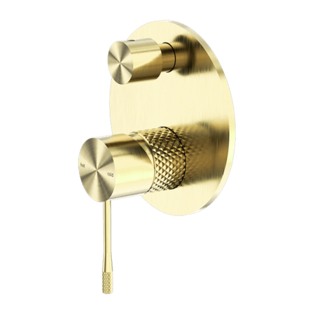 Showers Nero Opal Shower Mixer With Divertor Colour: Brushed Gold Place & Palette