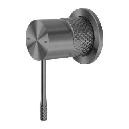 Showers Nero Opal Shower Mixer With Plate Colour: Graphite Plate Size: 60mm Place & Palette