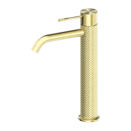 Tapware Nero Opal Tall Basin Mixer Colour: Brushed Gold Place & Palette