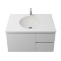 Basins Timberline Oval Under Counter Ceramic Basin with Overflow to Front Color: White Gloss Place & Palette