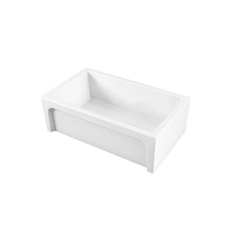 Basins Turner Hastings Patri Fireclay Butler Sink Style: Single Bowl Size: 75x46 Place & Palette