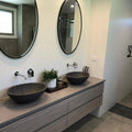 Basins Pietra Bianca Pearl Basin Colour: Malibu Solid Place & Palette