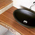 Basins Pietra Bianca Pearl Basin Colour: Malibu Solid Place & Palette