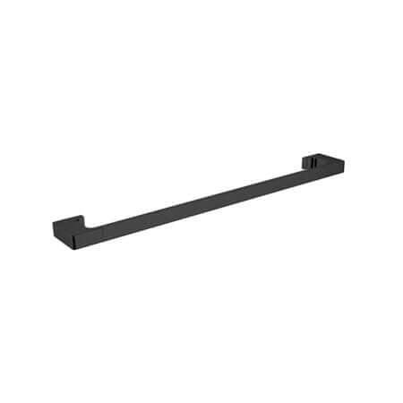 Pearl Single Towel Rail-Accessories-Nero-Matte Black-600mm-place-and-palette