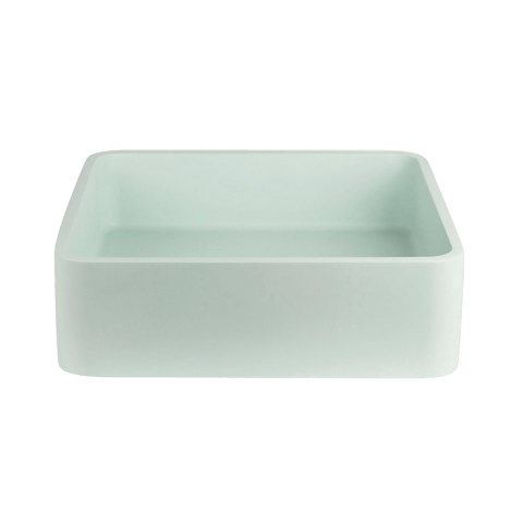 Basins The Peninsula Collection Piazza Concrete Basin Colour: Mint Green Place & Palette