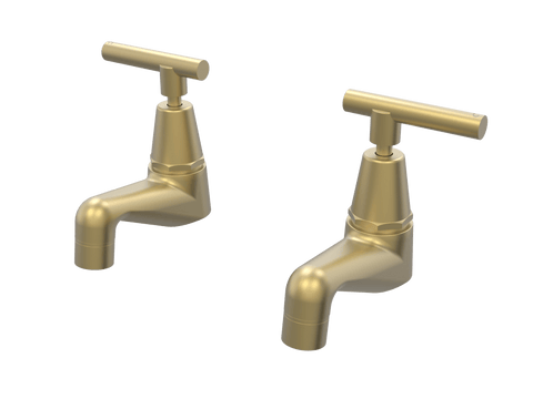 Tapware ParTaps Portsea Pillar Taps Pair Colour: Chrome Style: Original Place & Palette