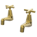 Tapware ParTaps Portsea Pillar Taps Pair Colour: Gold Style: Original Place & Palette