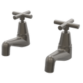 Tapware ParTaps Portsea Pillar Taps Pair Colour: Gunmetal Style: Original Place & Palette