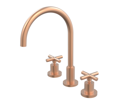 Tapware ParTaps Portsea Sink Set Hob Swivel Colour: Brushed Copper Style: Original Place & Palette