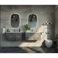 Vanities BelBagno Prado Vanity Finish: Gloss White Size: 750x480x450 Place & Palette
