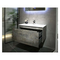 Vanities BelBagno Prado Vanity Finish: Gloss White Size: 750x480x450 Place & Palette