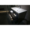 Vanities BelBagno Prado Vanity Finish: Gloss White Size: 750x480x450 Place & Palette