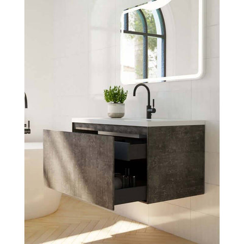Vanities BelBagno Prado Vanity Finish: Maple Oak Size: 750x480x450 Place & Palette