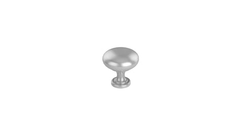 Round Knob Brushed Nickel