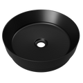 Basins Timberline Radius Inset Ceramic Basin 400mm Color: Black Matte Place & Palette