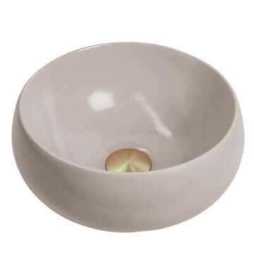 Basins Bramstone Reflect Basin Colour: Bilby - Warm Neutral Finish: Satin Place & Palette