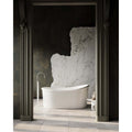 Baths BelBagno Ritz Bath Finish: Matte white exterior / matte white interior Place & Palette