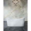 Baths BelBagno Ritz Bath Finish: Matte white exterior / matte white interior Place & Palette