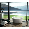 Baths BelBagno Ritz Bath Finish: Matte white exterior / matte white interior Place & Palette